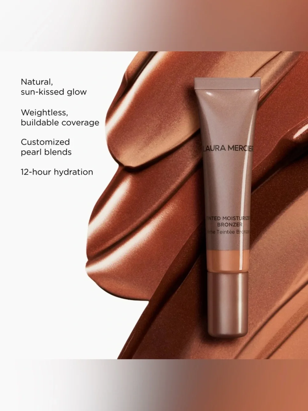 Laura Mercier 03 Sunbeam Tinted Moisturizer Bronzer .5oz